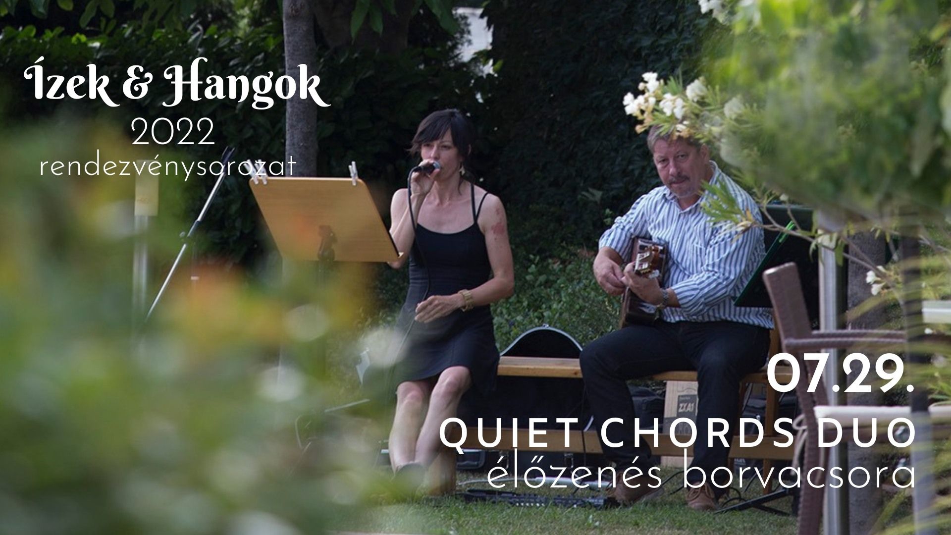 Élőzenés Borvacsora - Quiet Chords Duo 2.