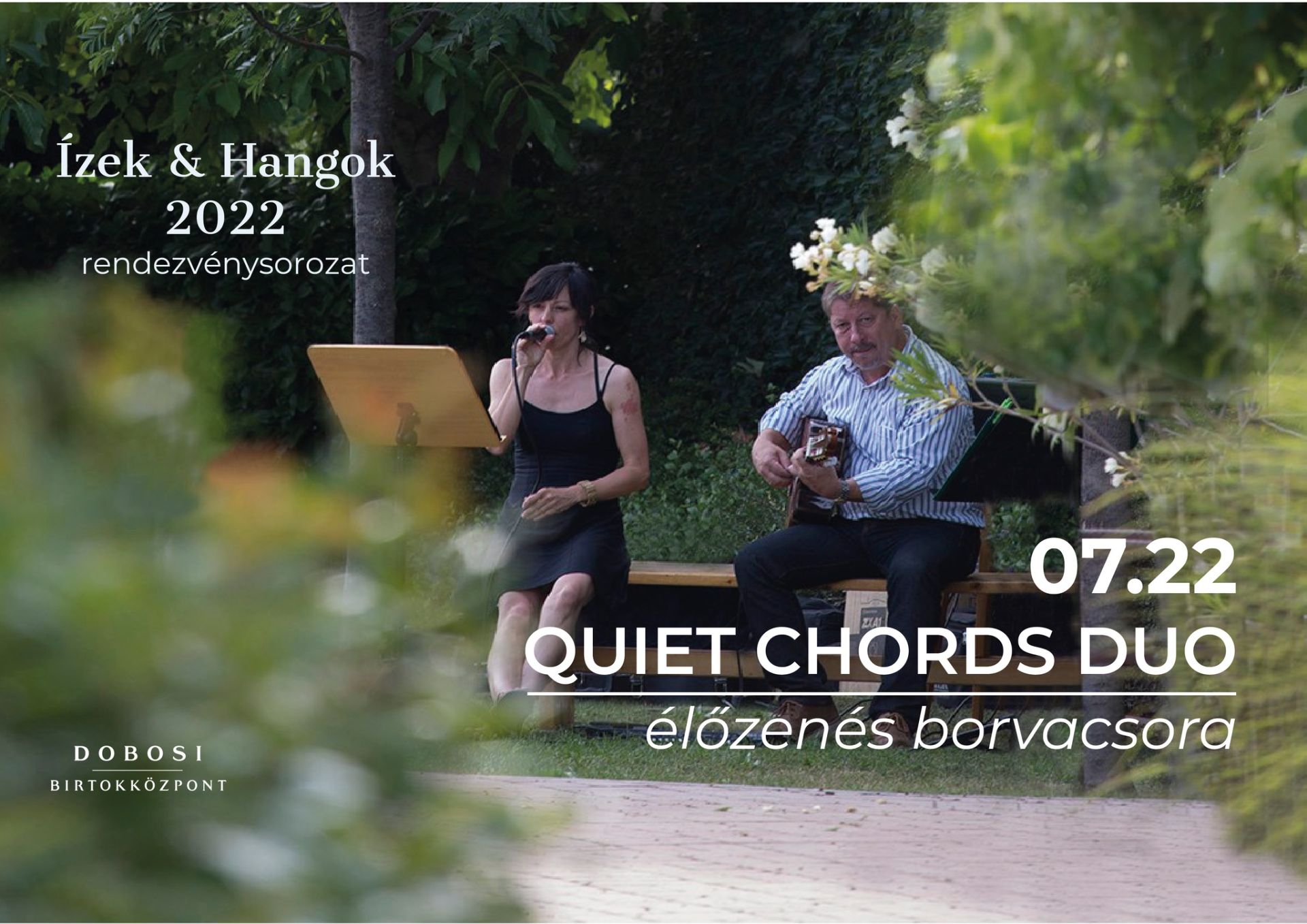 Élőzenés Borvacsora - Quiet Chords Duo